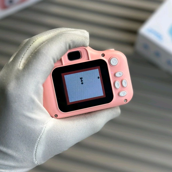 Kids Digital Camera with Screen – 1080P Photo & Video, Rechargeable, USB Cable, Cartoon Design – Perfect for Boys & Girls - Mint Blue