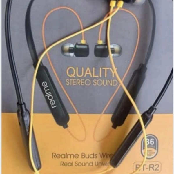 Realme OG REALME BUDS WIRELESS EARPHONES R2PLUS - BLACK YELLOW 🟡, CASH ON DELIVERY,PHONEPAY,GOOGLE PAY,NETBANKING,DEBIT & CREDIT CARD PAYMENT AVALIABLE