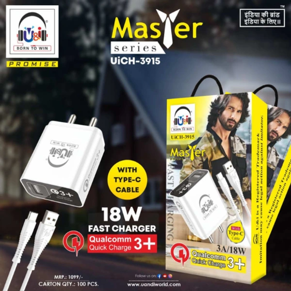 U & I U&I UICH-3915 3 A USB FAST CHARGER - BK, CASH ON DELIVERY,PHONEPAY,GOOGLE PAY,NETBANKING,DEBIT & CREDIT CARD PAYMENT AVALIABLE