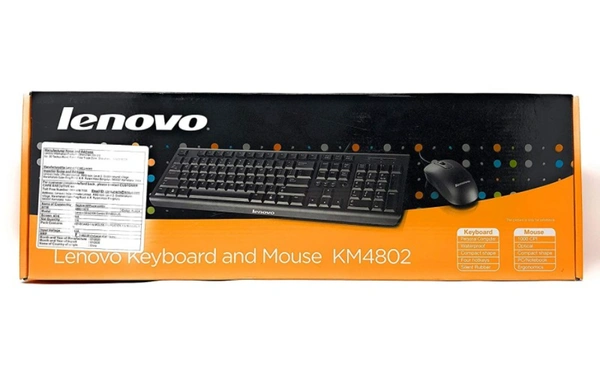 Lenovo Wired Keyboard and Mouse Combo KM4802 | Keyboard with Volume Control and Sleep Button | 1000 CPI Optical Ergonomic Mouse (888015670) - BLACK, COD ,PHONEPAY,GOOGLE PAY,NETBANKING,UPI PAYMENT,DEBIT & CREDIT CARD PAYMENT.