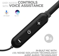 boAt Rockerz 275v2 Bluetooth Headset  (Black, In the Ear) - BLACK