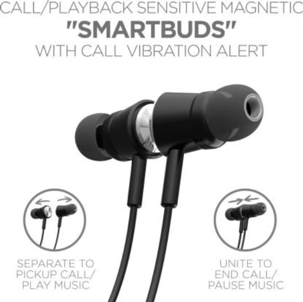 boAt Rockerz 275v2 Bluetooth Headset  (Black, In the Ear) - BLACK