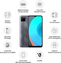 REALME Realme C11 2021  - BLUE, EMI STARTING @ 9990/- * CONDITION APPLY, CASH ON DELIVERY,PHONEPAY,GOOGLE PAY,NETBANKING,DEBIT & CREDIT CARD PAYMENT AVALIABLE, 4GB/64GB