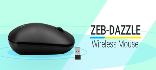 Zebro ZEB-DAZZLE Wireless Optical Gaming Mouse with Bluetooth  - COD ,PHONEPAY,GOOGLE PAY,NETBANKING,UPI PAYMENT,DEBIT & CREDIT CARD PAYMENT.