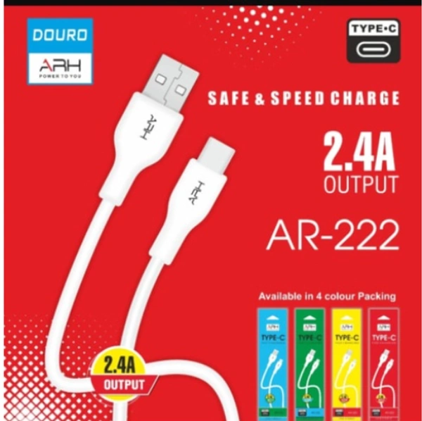 ARH 2.4 A FC-UE Single Pin Micro USB Data Charging Cable (1 m, White) - CASH ON DELIVERY,PHONEPAY,GOOGLE PAY,NETBANKING,DEBIT & CREDIT CARD PAYMENT AVALIABLE