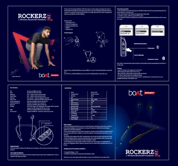 BOAT boAt Rockerz 235v2 with ASAP charging Version 5.0 Bluetooth Headset  (Black, In the Ear) - MIX, CASH ON DELIVERY,PHONEPAY,GOOGLE PAY,NETBANKING,DEBIT & CREDIT CARD PAYMENT AVALIABLE, FREE DEIVERY