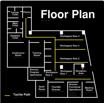 Braille Floor Plan