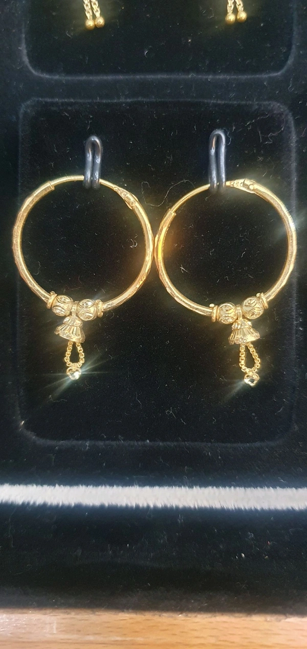 18kt Gold Bali  - Yellow