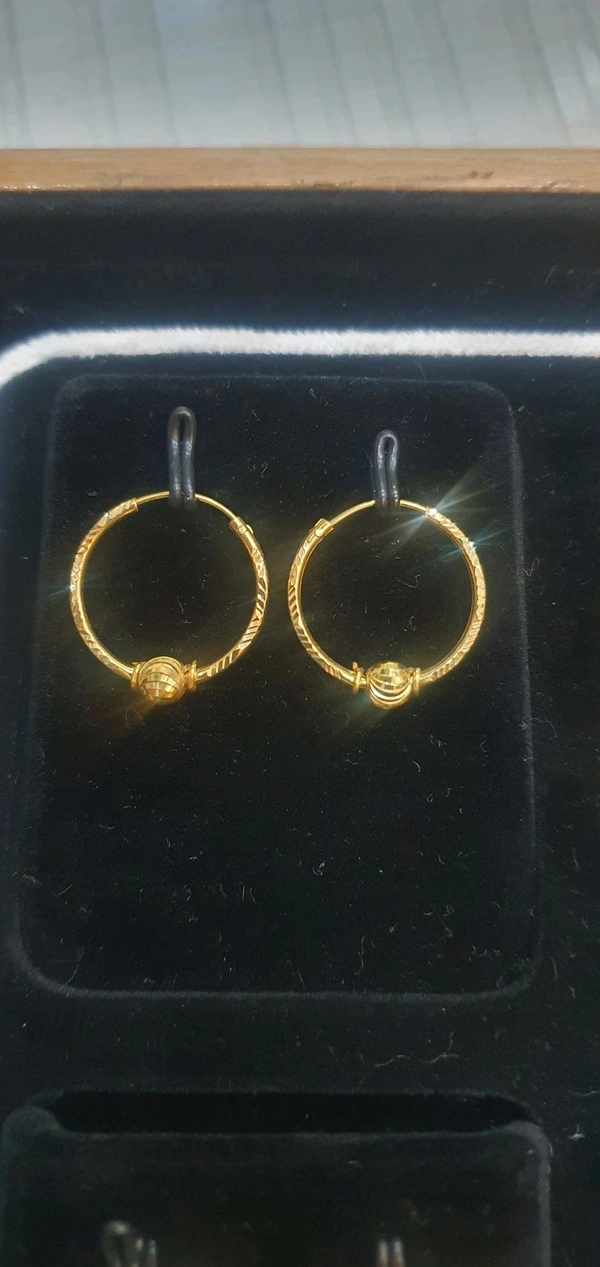 18kt Gold Bali  - Yellow