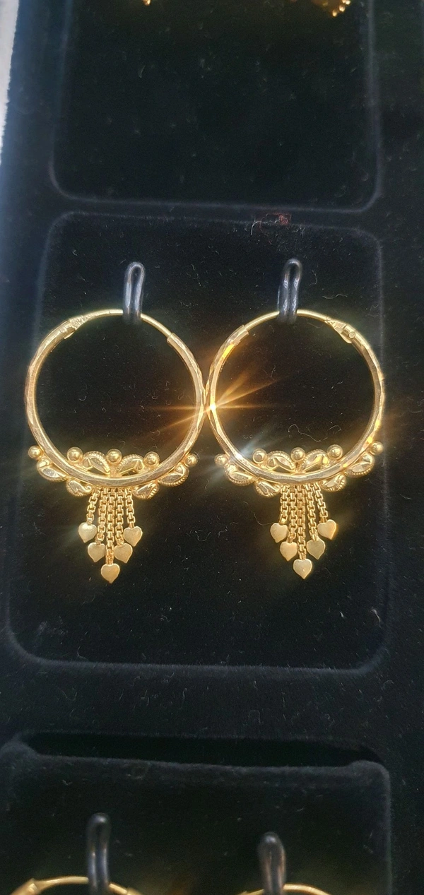 18kt Gold Bali  - Yellow