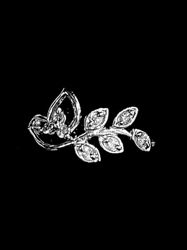 Ladies Silver Ring - 92.5 Sterling Silver Ring, 12, 1.0 Gram