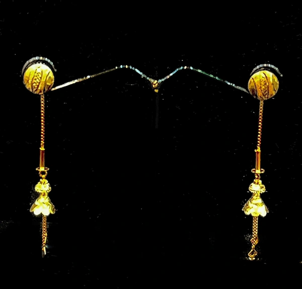 Ladies Gold Sui Dhaga Tops - 22K, 2.48 Grams