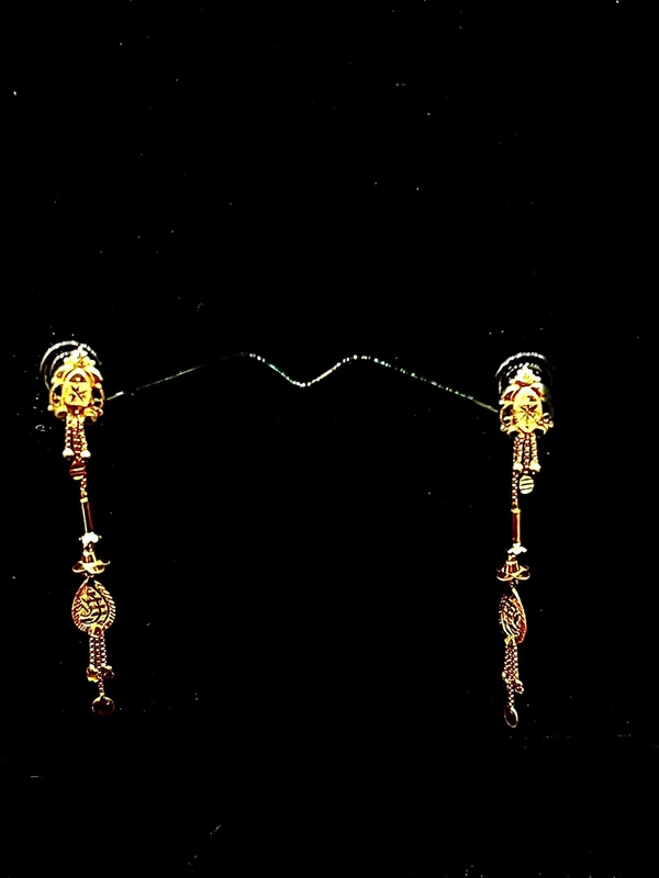 Ladies Gold Sui Dhaga Tops - 22K, 2.78 Grams