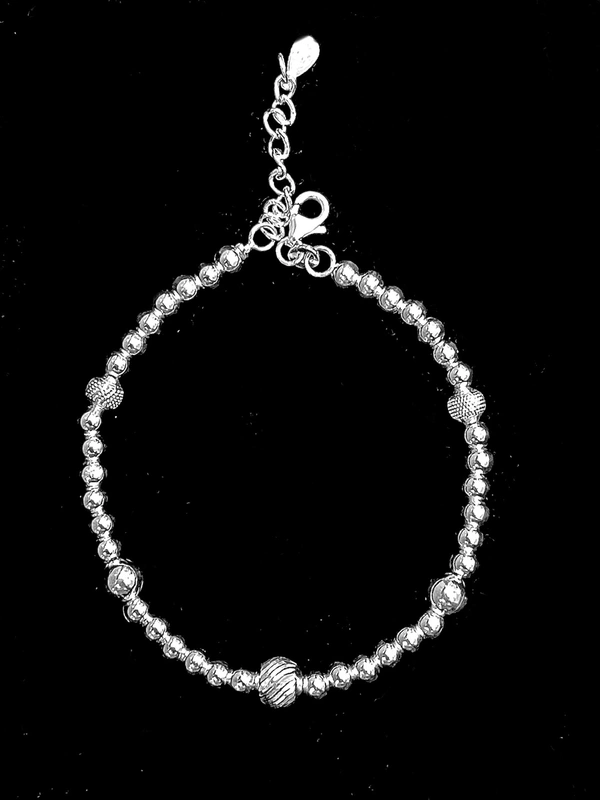 Ladies Silver Bracelet - 92.5 Steerling Silver, Free Size, 8.5 Grams