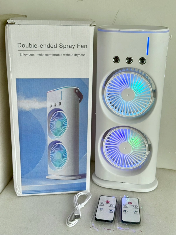 Portable Mini Dual Fan Cooler