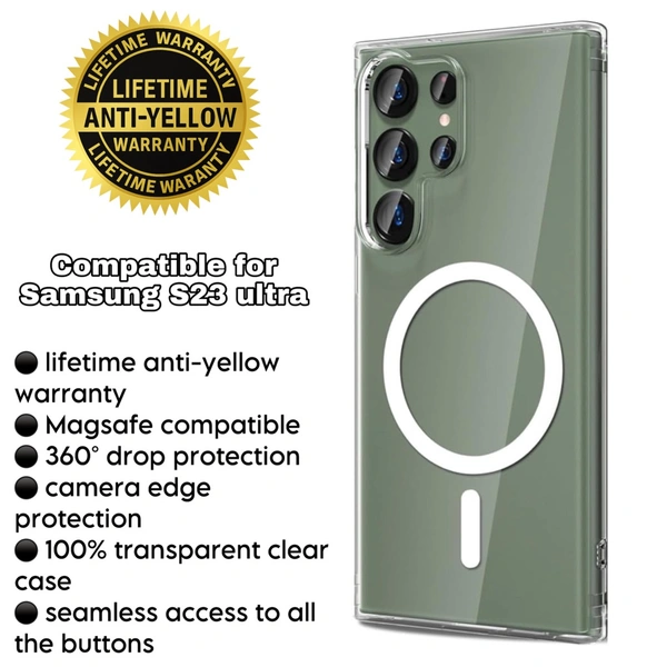 S23 Ultra Magsafe Compatible Clearcase
