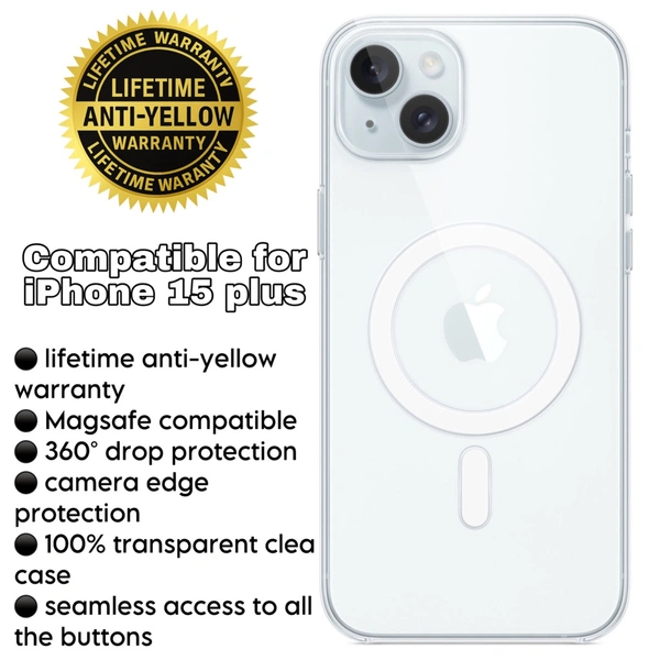 iPhone 15 Plus Magsafe Compatible Clearcase 