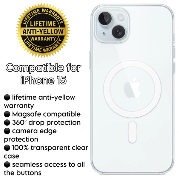 iPhone 15 Magsafe Compatible Clearcase 