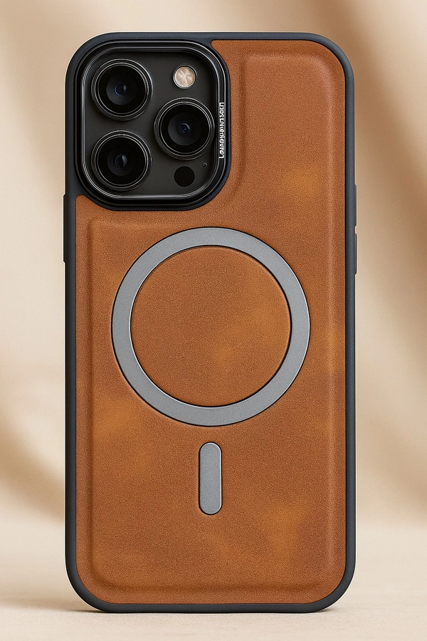 Premium Leather Case With MagSafe Compatibility  - iPhone 16 Plus