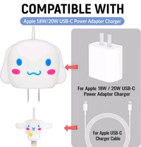 Iphone Charger Cover WHITE KITTY  - White