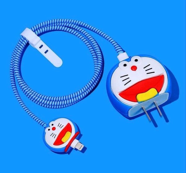 Iphone Charger Cover Doraemon