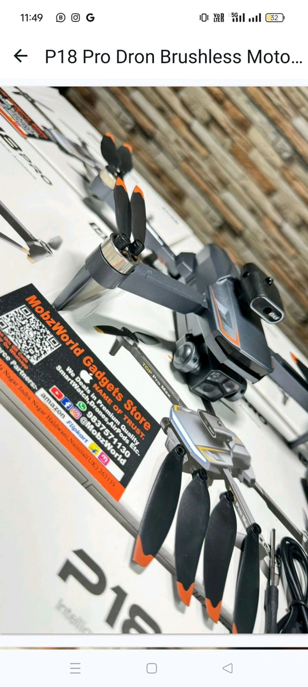 P10 PRO DRONE  - White