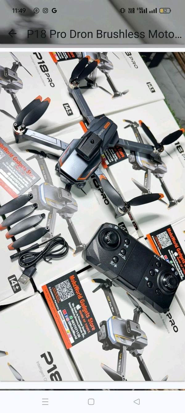 P10 PRO DRONE  - White