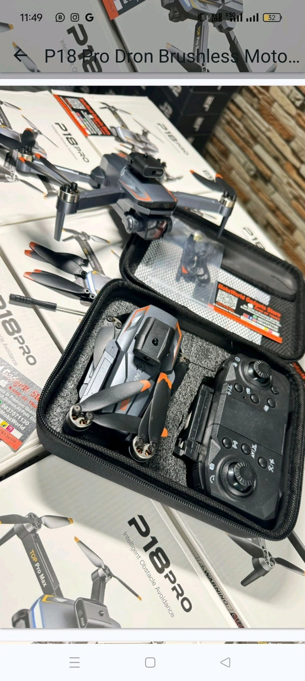 P10 PRO DRONE  - White