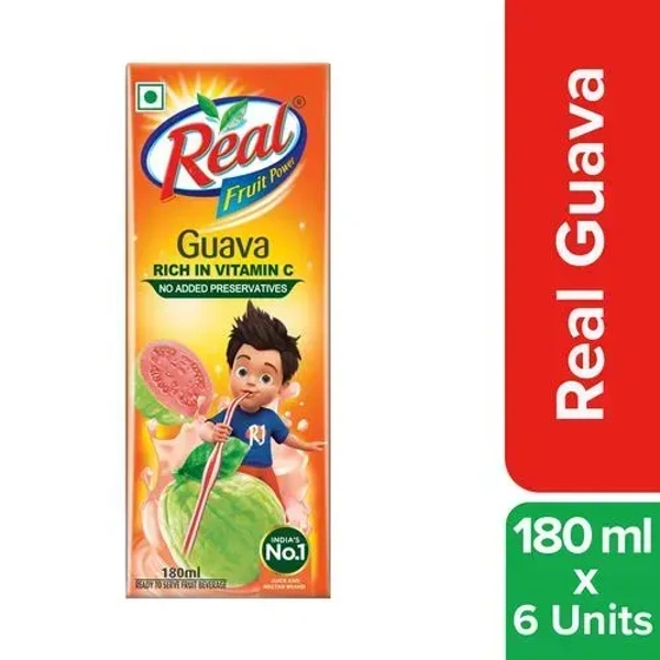 Real Fruit Power Guava Juice - 6x180 ml Multipack