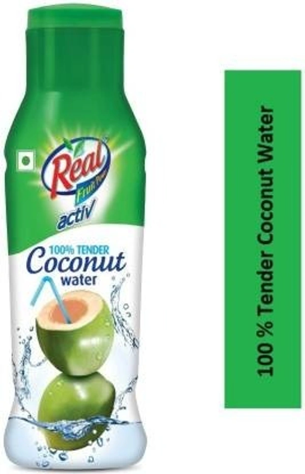 Real 100% Tender Coconut Water Pet, 200 ml - 200 mL