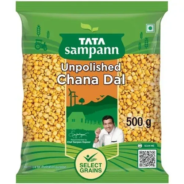 Tata Sampann Unpolished Chana Dal - 500 Grams