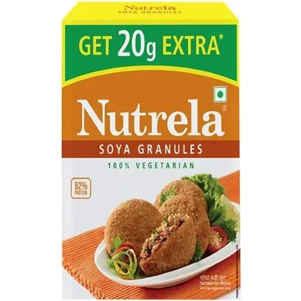 Nutrela Soya Granules - High Protein - 200 Grams Carton
