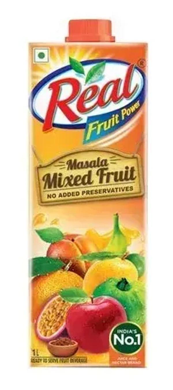 Real Fruit Power Masala Mixed Fruit Juice - 1 L Tetra Pack