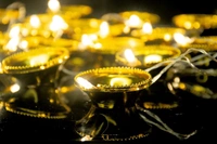 DEEP RISE Golden Diya Pixel Light