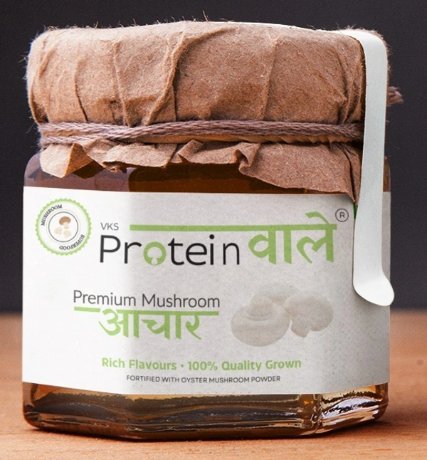 ProteinWaale Mushroom Achaar (मशरूम अचार) - 1 Kg - 1 Kg