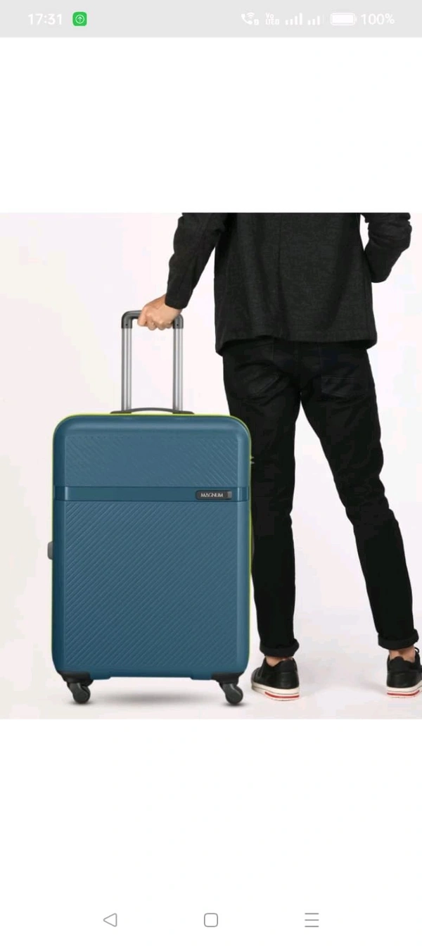 Safari Hard Body Large Check-in Suitcase Luggage (Medium - 65 cm) - Teal, 66 cm (Medium)