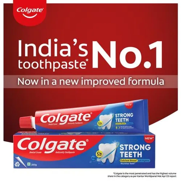 Colgate Strong Teeth Toothpaste - 200 Grams