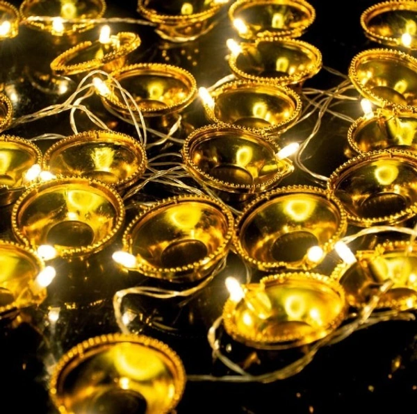 DEEP RISE Golden Diya Pixel Light