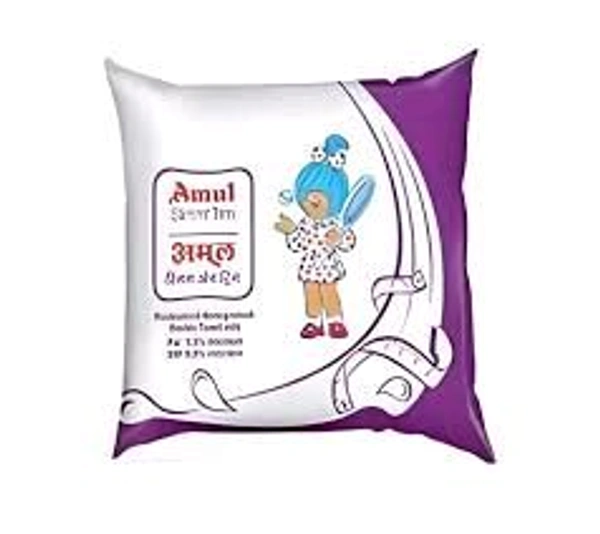 Amul Slim N Trim 500 Ml - White, 500ml