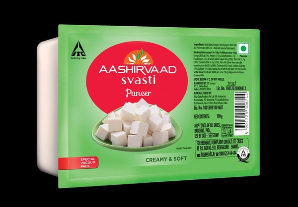 Itc Aashirwad (ITC) Paneer  - 200g, 1