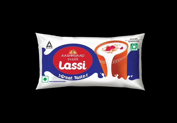 Aashirvaad( ITC) Lassi - Plain, 1