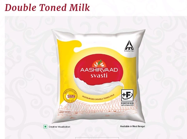 AASHIRVAAD SVASTI Milk 500ml - Double Toned, 22
