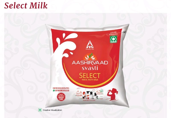 AASHIRVAAD SVASTI Milk 500ml - Select, 6