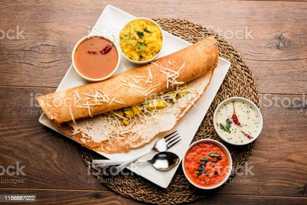 Cheese Masala Dosa Butter