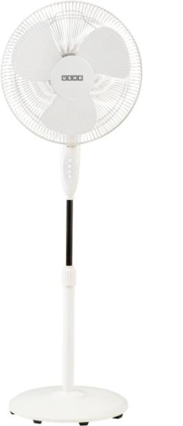 USHA Mist Air DUOS 400 mm 3 Blade Pedestal Fan - 400MM, WHITE, 2 YEAR