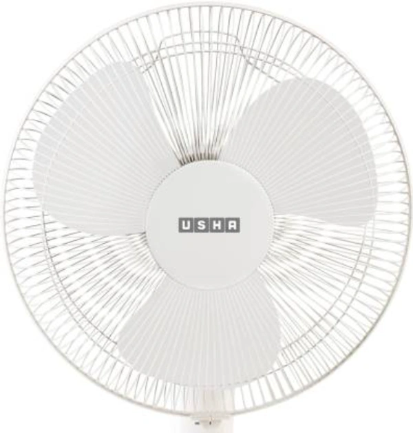 USHA Mist Air DUOS 400 mm 3 Blade Pedestal Fan - 400MM, WHITE, 2 YEAR