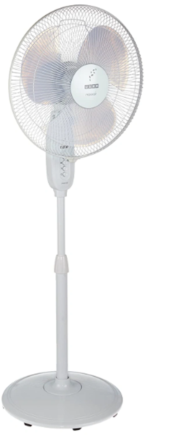 USHA Maxx Air 400mm 400 mm 3 Blade Pedestal Fan  - 400MM, WHITE, 2 YEAR