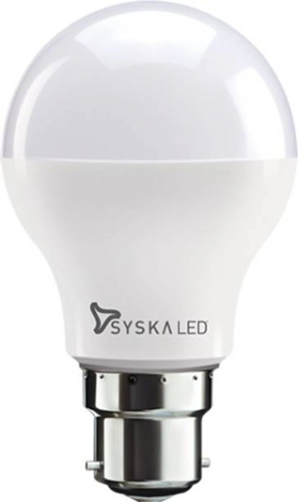 SYSKA Syska 18 W Standard B22 LED Bulb  (White) - ROUND, WHITE, 1 YEAR