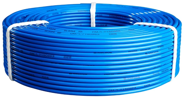 Anchor by Panasonic Advance FR 1.50 Sq.Mm. Green 90 Meter Anchor by Panasonic Advance Fr 1100V High Voltage Industrial Cable - 1.5 MM, Black, Red, Blue, Yellow, NA