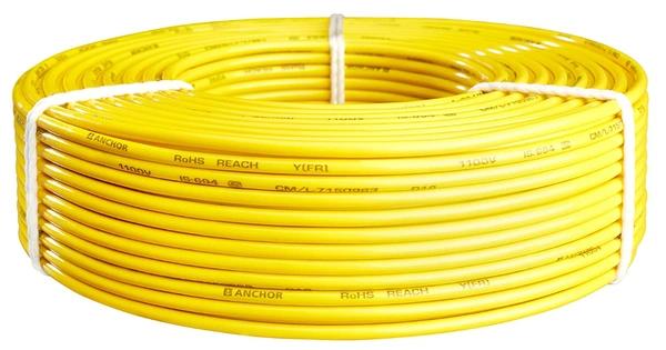 Anchor by Panasonic ADVANCE FR 4.00 Sq.Mm. Green 90 Meter Advance Fr 1100V High Voltage Industrial Cable - 4 MM, Red, Black, Blue, Yellow, NA